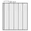 Insert sheets, Black - 5 compartments vertical, Garant - 14 Rings - Pocket dim: 48x295 mm.