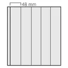 Safe, GARANT sheets (14 rings) Transparent - 5 compartment (48x295) Black - dim: 270x297 mm. ■ per 5 pc.