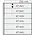 Insert sheets - 6 compartment(s): 250 x 47 mm - Garant (726) - White - 14 Rings ■ per 5 pcs.