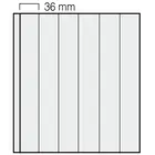 Safe, GARANT sheets (14 rings) Transparent - 6 compartment (36x295) Black - dim: 270x297 mm. ■ per 5 pc.