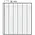 Feuilles de pochettes, incl. feuille de fond (Noir) - 9 compartiment(s): 36 x 295 mm - Garant (829) - Transparent - 14 Anneaux ■ par 5 pcs.