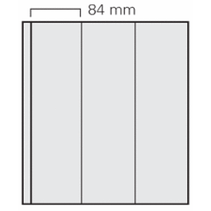 - 3 compartiment(s): 84 x 295 mm - Garant (7243) - Transparent - 14 Anneaux