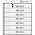 Insert sheets, Fully transparent - 7 compartments horizontal - SAFE, Garant - 14 Rings - Pocket dim: 250x40 mm. ■ per 5 piecess.