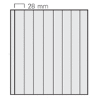 Insert sheets, Fully transparent - 8 compartments vertical - SAFE, Garant - 14 Rings - Pocket dim: 28x295 mm. ■ per 5 piecess.