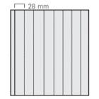 Safe, Feuilles GARANT (14 anneaux) Transparent - 8 compartiment (28x295) Transparent - dim: 270x297 mm. ■ par 5 pcs.