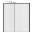 Safe, GARANT Blätter (14 Ringe) Transparent - 8er einteillung (28x295) Transparent - Abm: 270x297 mm. ■ pro 5 Stk.