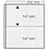 Insert sheets, Black 2-sided use - 2 compartments horizontal, Garant - 14 Rings - Pocket dim: 250x147 mm.