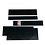 Hawid - Mount strips - H.S2616 - Bottom weld on black backing (anti-reflective)