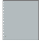 Blanc sheets, without any printing  - Sheet color: Grey - SAFE (14 Rings) - dim: 270x297 mm. ■ per 10 pc.