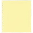 Lindner, Feuilles vierges, sans impression (18 anneaux) Jaune - dim: 272x296 mm. ■ par 10 pcs.