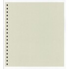 Blank sheets (802io) without print - color: Silver grey - 18 Rings - Dim: 272 x 296 mm. ■ per 10 pcs.