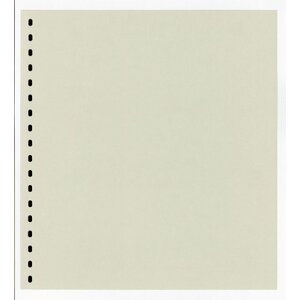 Blank sheets (802io) without print - color: Silver grey - 18 Rings - Dim: 272 x 296 mm.
