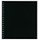 Blank sheets (802do) without print - color: Black - 18 Rings - Dim: 272 x 296 mm.
