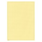 Feuilles vierges (805c) avec impression bordure et quadrillée - couleur: Jaune - couleur d'impression: Marron -  - Dim: 210 x 297 mm. ■ par 10 pcs.