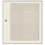 Blanco bladen, met kader en ruitjes print - Blad kleur: Champagne en Zwart printwerk (14 Rings)