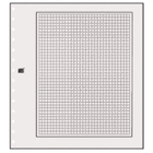 Safe, Blank sheets, with grid print (14 rings) White - dim: 270x297 mm. ■ per 10 pcs.