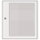 Blanco bladen, met kader en ruitjes print - Blad kleur: Wit en Zwart printwerk (14 Rings)