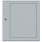 Blanc sheets, with borderline print  - Sheet color: Grey and Black print - SAFE (14 Rings) - dim: 270x297 mm. ■ per 10 pc.