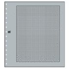 Safe, Blank sheets, with grid print (14 rings) Grey - dim: 270x297 mm. ■ per 10 pcs.
