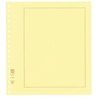 Lindner, Blank sheets, with borderline print (18 rings) Yellow - dim: 272x296 mm. ■ per 10 pcs.