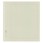 Lindner, Blanco bladen, met kader print (18 rings) Zilvergrijs - afm: 272x296 mm. ■ per 10 st.