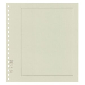 Blank sheets (802i) with borderprint - color: Silver grey - print color: Grey - 18 Rings - Dim: 272 x 296 mm.
