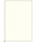 Lindner, Blank sheets, with borderline print (18 rings) White - dim: 210x297 mm. ■ per 10 pcs.