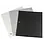 Blanc sheets, with borderline print - Sheet color: Champagne and Black print (14 Rings)