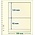 Insert sheets - 2 compartment(s): 189 x 125/92 mm - T-Blanco (802205) - Champagne - 18 Rings ■ per pc.