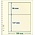 Insert sheets - 2 compartment(s): 189 x 96/137 mm - T-Blanco (802209) - Champagne - 18 Rings ■ per 10 pcs.