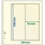 Feuilles de pochettes - 2 compartiment(s): 92 x 238 mm - T-Blanco (802119) - Champagne - 18 Anneaux