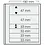 Einsteckblätter - 6 er Einteilung: 190 x 47(2x), 190x33(4x) mm - Dual (662) - Champagne - 14 Ringe