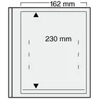 Insert sheets, Champagne - 1 compartment horizontal - SAFE, Dual - 14 Rings - Pocket dim: 162x230 mm. ■ per 5 piecess.