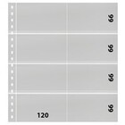 Insteekblad - 8 vaks indeling: 120 x 66 mm - Omnia (030) - Wit - 18 Rings ■ per stuk