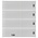 Feuilles de pochettes - 8 compartiment(s): 120 x 66 mm - Omnia (030) - Blanc - 18 Anneaux ■ par pc.