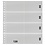 Insert sheets - 8 compartment(s): 120 x 66 mm - Omnia (030) - White - 18 Rings