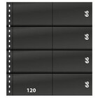Insteekblad - 8 vaks indeling: 120 x 66 mm - Omnia (040) - Zwart - 18 Rings ■ per stuk