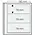 Insert sheets, Champagne - 3 compartments horizontal - SAFE, Dual - 14 Rings - Pocket dim: 190x78 mm. ■ per piece.
