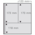 Insert sheets, Champagne - 3 compartments combined hor./vert. - SAFE, Dual - 14 Rings - Pocket dim: 123x173(2x), 250x118 mm. ■ per 5 piecess.