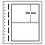 Insert sheets, Champagne - 2 compartments horizontal, LB - type LB.2 - 13 Rings - Pocket dim: 190x124 mm.
