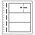 Insert sheets, Champagne - 3 compartments horizontal - LEUCHTTURM, LB - type LB.3 - 13 Rings - Pocket dim: 190x81 mm. ■ per 4 piecess.