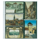 Feuilles de pochettes, incl. Bandes d'insertion (Noir) - 5 compartiment(s): 145 x 95 mm - Favorit (7750) - Transparent - 14 Anneaux ■ par 5 pcs.