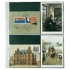 Feuilles de pochettes, incl. Bandes d'insertion (Noir) - 4 compartiment(s): 162 x 114 mm - Favorit (7751) - Transparent - 14 Anneaux ■ par 5 pcs.