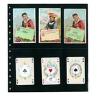 Insteekblad - 6 vaks indeling: 82 x 145 mm - Garant (7732) - Zwart - 14 Rings ■ per 5 stuks