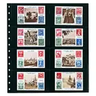 Einsteckblätter - 8 er Einteilung: 125 x 70 mm - Garant (7734) - Schwarz - 14 Ringe ■ pro 5 Stück