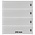 Insert sheets, incl. Background sheet (Black) - 4 compartment(s): 242 x 65 mm - Transparent - 18 Rings ■ per pc.