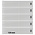 Lindner, OMNIA Blätter (18 Ringe) 2x5er einteillung (120x53) Transparent - Abm: 272x296 mm. ■ pro  Stk.