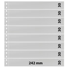 Lindner, OMNIA sheets (18 rings) 8 compartment (242x30) Transparent - dim: 272x296 mm. ■ per  pc.