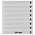 Einsteckblätter, inkl. Hintergrundblatt (Schwarz) - 8 er Einteilung: 242 x 30 mm - Transparent - 18 Ringe ■ pro Stück