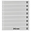 Feuilles de pochettes, incl. feuille de fond (Noir) - 8 compartiment(s): 242 x 30 mm - Transparent - 18 Anneaux